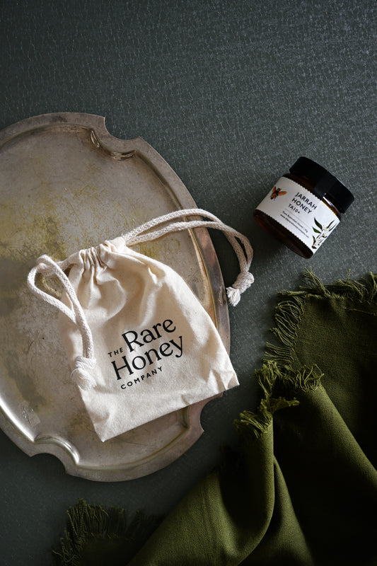 Custom-made Rare Honey cotton pouches and bags