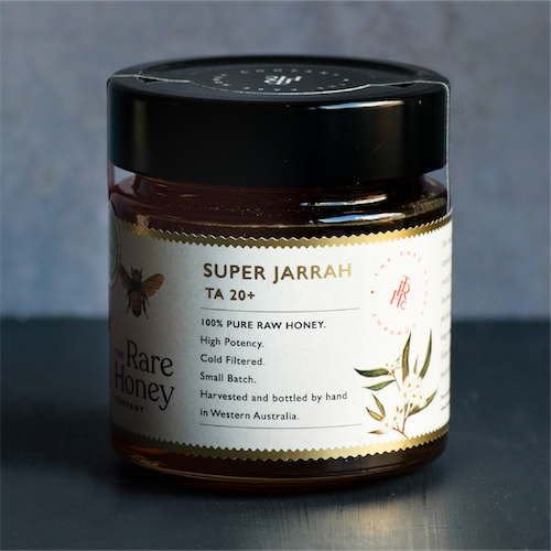 super jarrah the rare honey company ta20+ bioactive honey